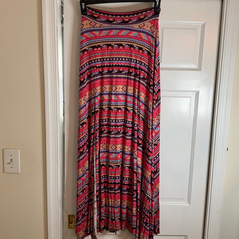 Rachel Pally Maxi Skirt with Double Splits